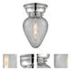 Aditi Geneseo 1 Light 7 inch Polished Chrome Flush Mount Ceiling Light, Aditi