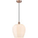Edison Norfolk 1 Light 12 inch Antique Copper Mini Pendant Ceiling Light