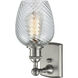 Ballston Salina 1 Light 5 inch Brushed Satin Nickel Sconce Wall Light, Ballston