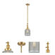 Franklin Restoration Stanton 1 Light 6 inch Satin Gold Mini Pendant Ceiling Light, Franklin Restoration