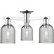 Arcadia Caledonia 3 Light 23 inch Polished Chrome Semi-Flush Mount Ceiling Light
