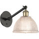 Ballston Arietta 1 Light 8 inch Black Antique Brass Sconce Wall Light