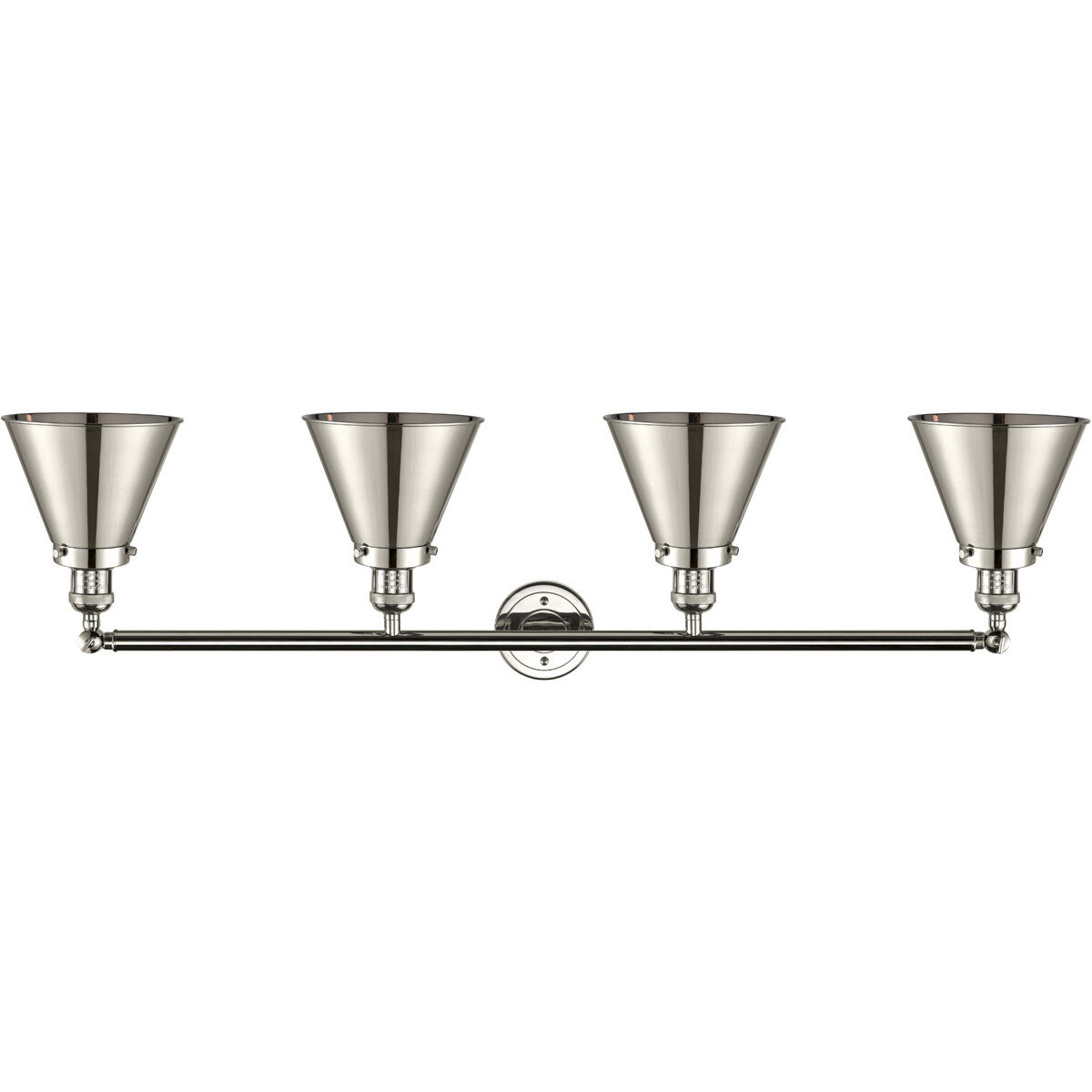 Franklin Restoration Appalachian LED 43.75 inch Polished Nickel Bath Vanity Light Wall Light, Franklin Restoration
