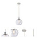 Ballston Athens 1 Light 8 inch White and Polished Chrome Mini Pendant Ceiling Light