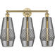 Windham 3 Light 25 inch Brushed Brass Bath Vanity Light Wall Light