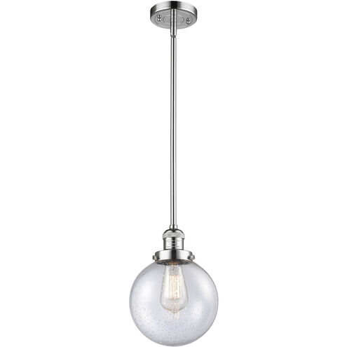 Franklin Restoration Beacon LED 8 inch Polished Chrome Mini Pendant Ceiling Light in Seedy, Franklin Restoration