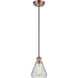 Ballston Conesus 1 Light 6 inch Antique Copper Mini Pendant Ceiling Light, Ballston