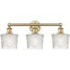 Niagra 3 Light 24.5 inch Brushed Brass Bath Vanity Light Wall Light