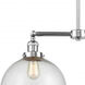 Franklin Restoration XX-Large Beacon LED 27 inch Polished Chrome Chandelier Ceiling Light in Seedy Glass, Franklin Restoration