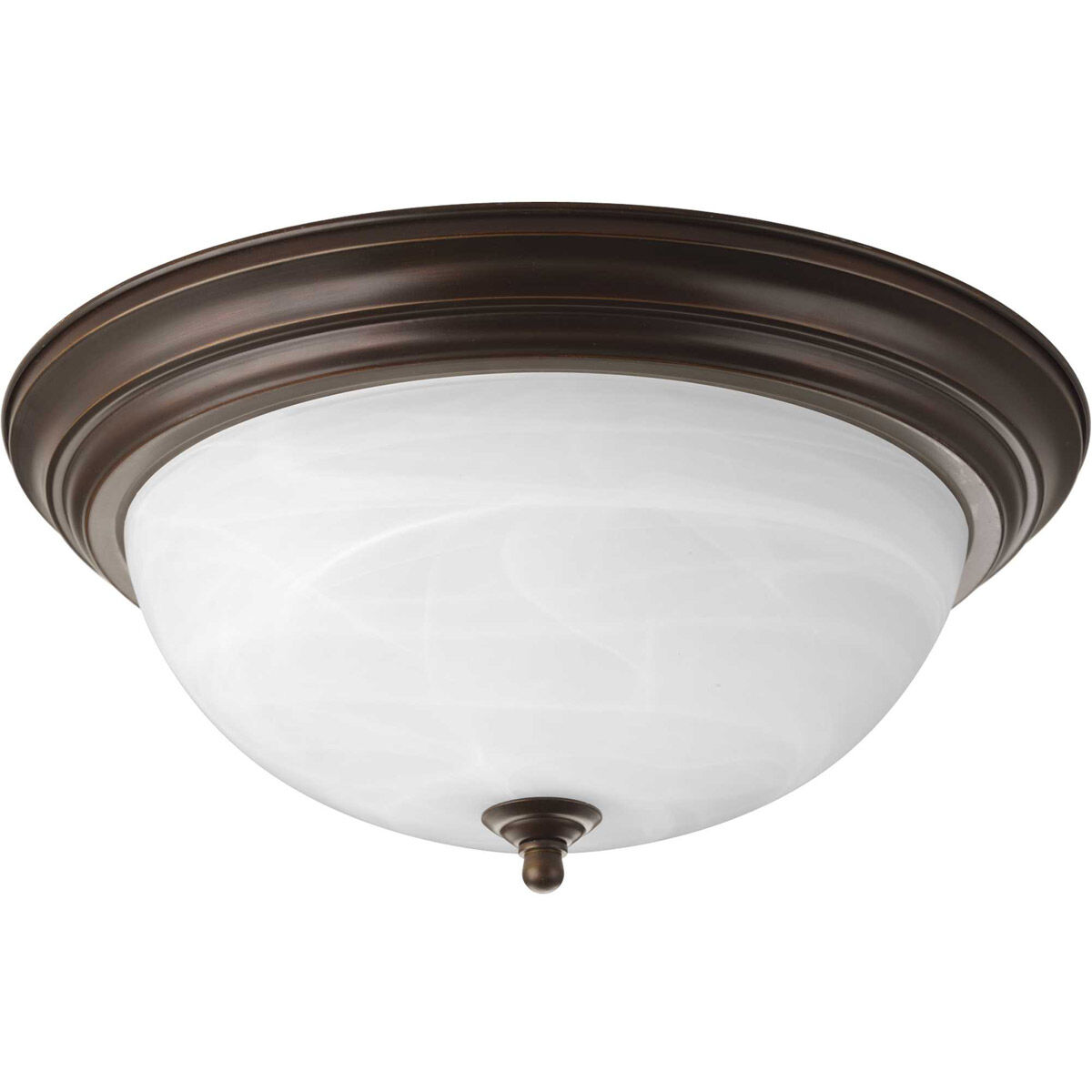 Adelmo 3 Light 15.25 inch Antique Bronze Flush Mount Ceiling Light