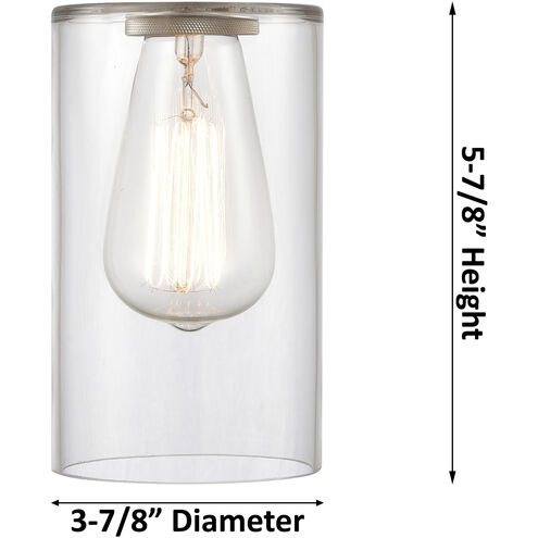 Clymer 2 Light 12.88 inch Brushed Satin Nickel Bath Vanity Light Wall Light in Seedy Glass