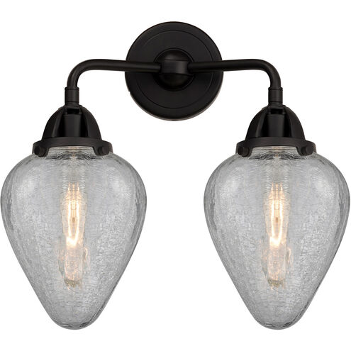 Nouveau 2 Geneseo LED 15 inch Matte Black Bath Vanity Light Wall Light