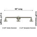 Franklin Restoration Colton LED 32 inch Brushed Satin Nickel Bath Vanity Light Wall Light, Franklin Restoration