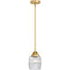 Nouveau 2 Colton LED 6 inch Satin Gold Mini Pendant Ceiling Light