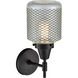 Caden LED 6 inch Matte Black Sconce Wall Light