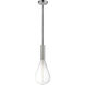 Ballston Edison LED 7 inch Polished Chrome Mini Pendant Ceiling Light