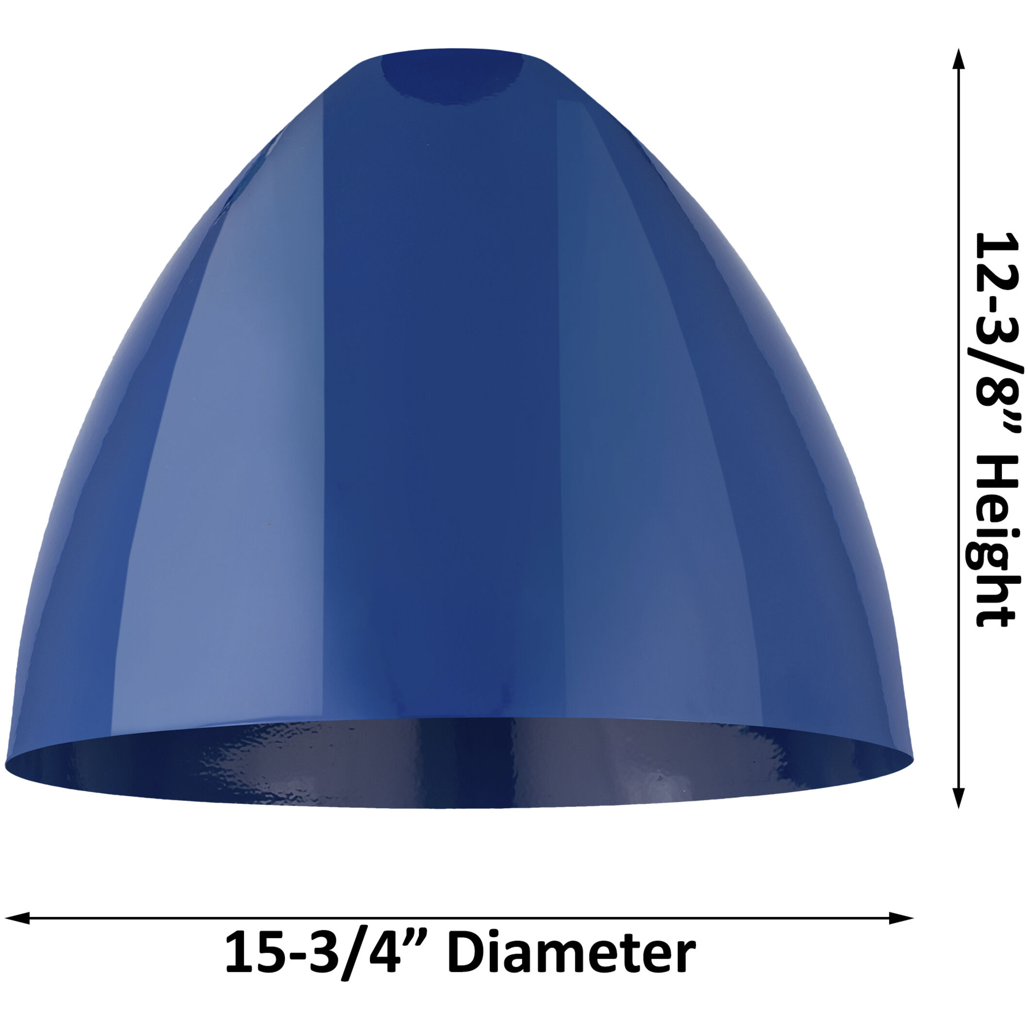 Ballston Plymouth Dome 1 Light 16 inch Oil Rubbed Bronze Mini Pendant Ceiling Light in Matte Blue