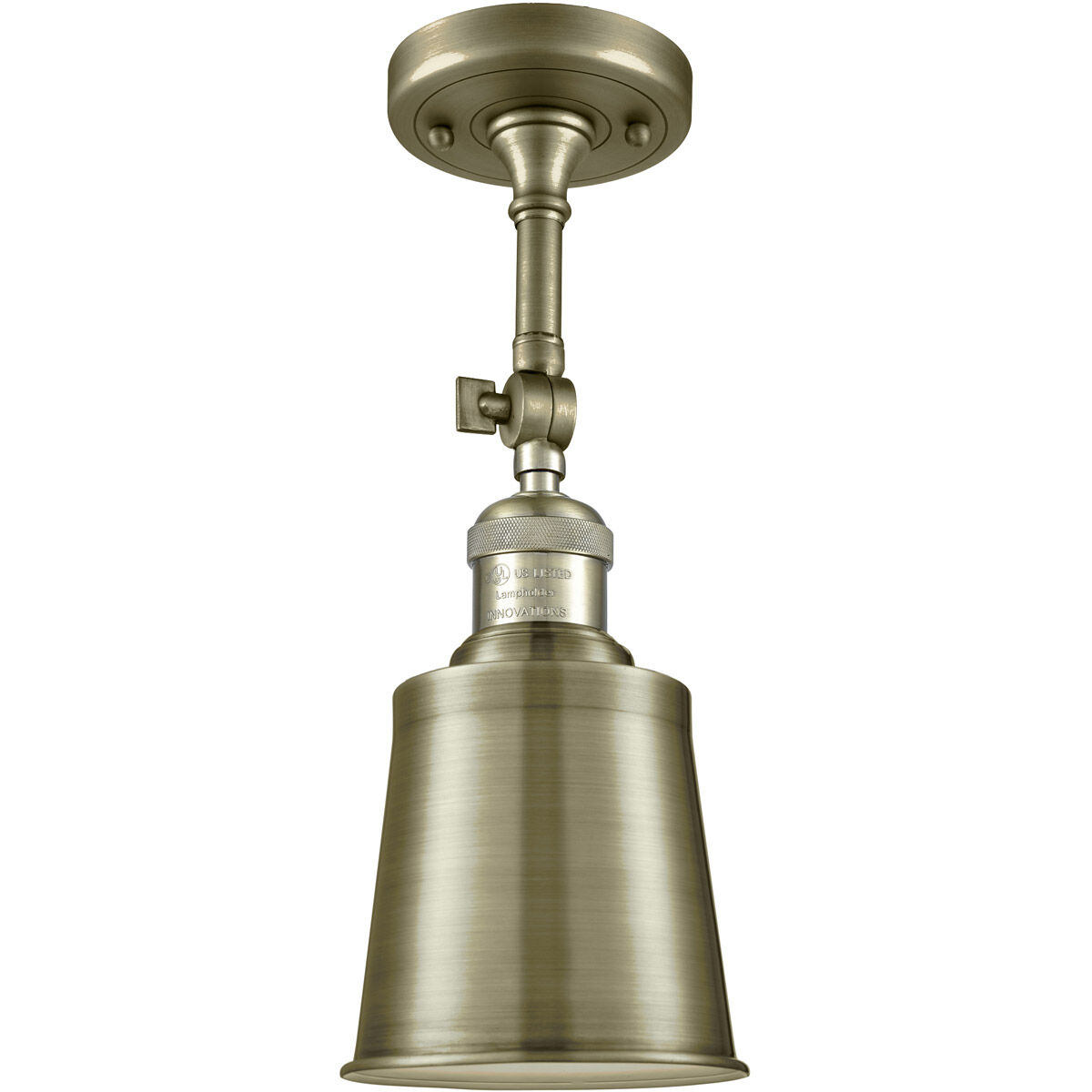 Franklin Restoration Addison 1 Light 5 inch Antique Brass Sconce Wall Light in Incandescent, Franklin Restoration