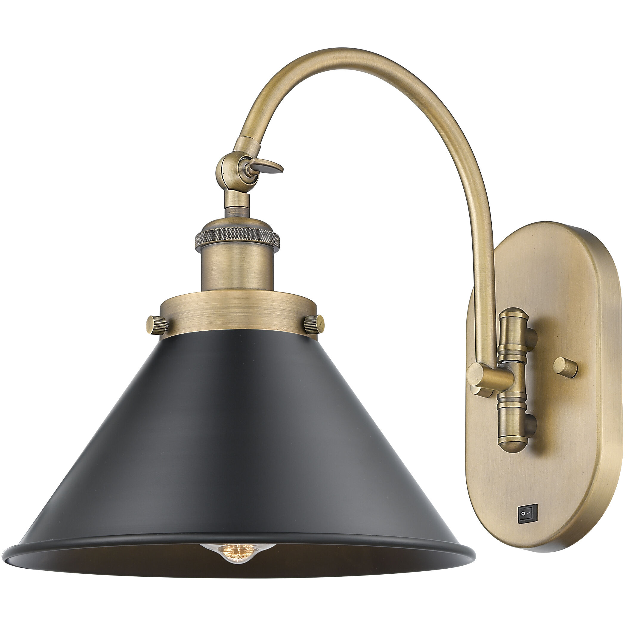 Franklin Restoration Briarcliff LED 10 inch Brushed Brass Sconce Wall Light