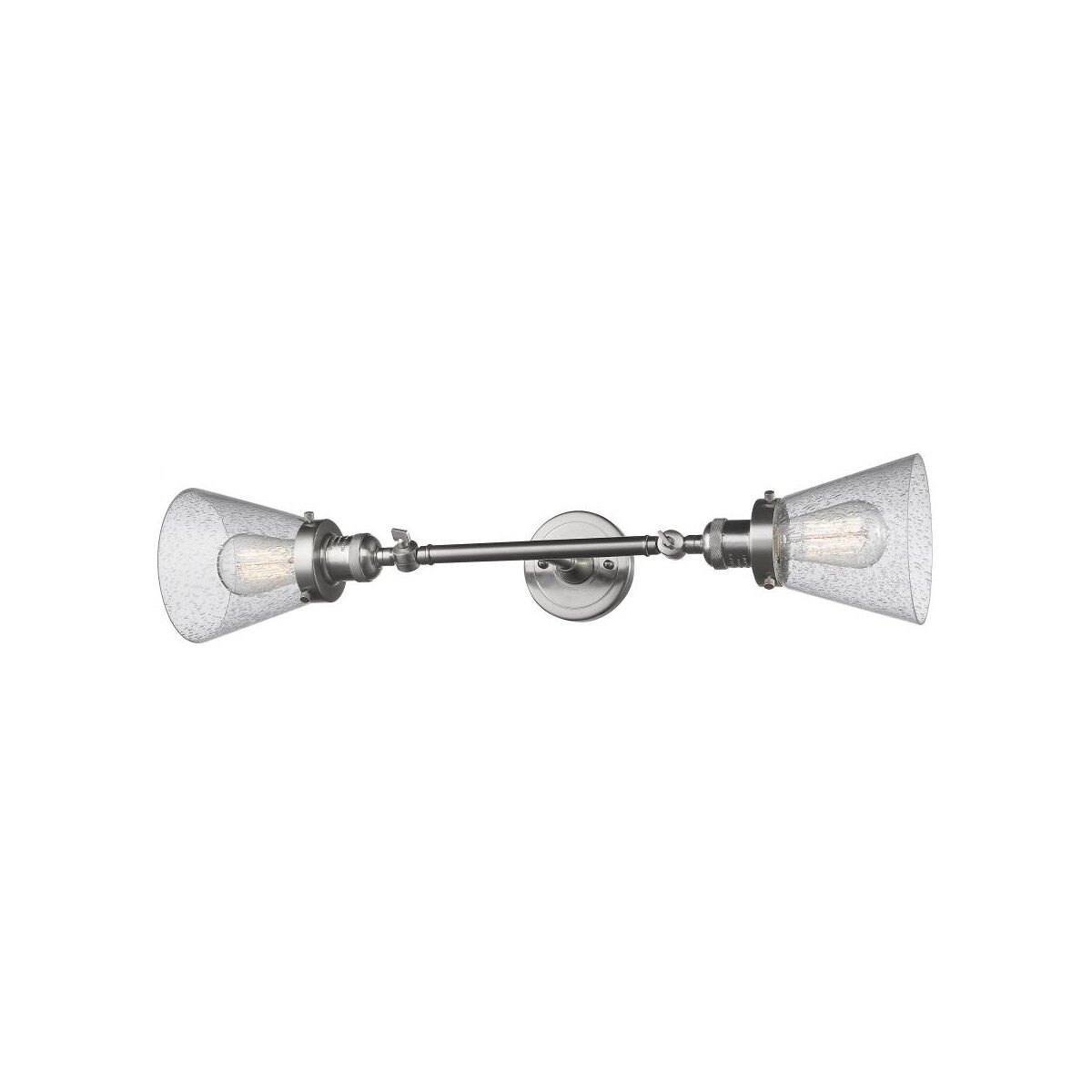 Franklin Restoration Small Cone 2 Light 6.25 inch Bathroom Vanity Light