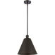 Ballston Cone 1 Light 12 inch Oil Rubbed Bronze Pendant Ceiling Light