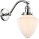 Franklin Restoration Bullet 1 Light 7 inch Polished Chrome Sconce Wall Light