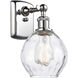Ballston Small Waverly 1 Light 6 inch Polished Chrome Sconce Wall Light, Ballston