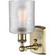 Ballston Cobbleskill 1 Light 5 inch Antique Brass Sconce Wall Light in Incandescent, Clear Glass, Ballston
