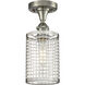 Nestbrook 1 Light 5 inch Satin Nickel Semi-Flush Mount Ceiling Light