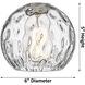 Athens Water Glass 4 Light 33 inch Antique Copper Bath Vanity Light Wall Light