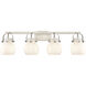 Pilaster II Sphere 4 Light 36.50 inch Bathroom Vanity Light
