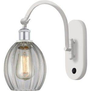 Ballston Eaton LED 6 inch White and Polished Chrome Sconce Wall Light