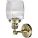 Franklin Restoration Colton LED 6 inch Antique Brass Sconce Wall Light, Franklin Restoration