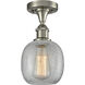 Edison Belfast 1 Light 6.00 inch Semi-Flush Mount