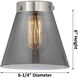 Small Cone Smoke Glass, Small, Cone