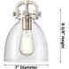 Newton Bell 5 Light 26 inch Satin Nickel Chandelier Ceiling Light in Matte White Glass