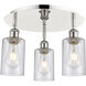 Clymer 3 Light 15.63 inch Polished Nickel Flush Mount Ceiling Light in Seedy