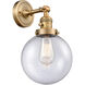 Franklin Restoration Large Beacon LED 8 inch Brushed Brass Sconce Wall Light, Franklin Restoration