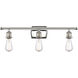 Ballston Bare Bulb LED 26 inch Polished Nickel Bath Vanity Light Wall Light, Ballston