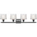 Ballston Niagra LED 36 inch Matte Black Bath Vanity Light Wall Light, Ballston