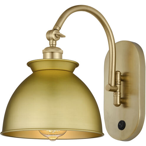 Adirondack 1 Light 8.13 inch Satin Gold Sconce Wall Light