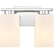 Juneau 2 Light 11 inch Polished Chrome Bath Vanity Light Wall Light