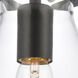 Restoration Newton 1 Light 8 inch Matte Black Flush Mount Ceiling Light, Restoration