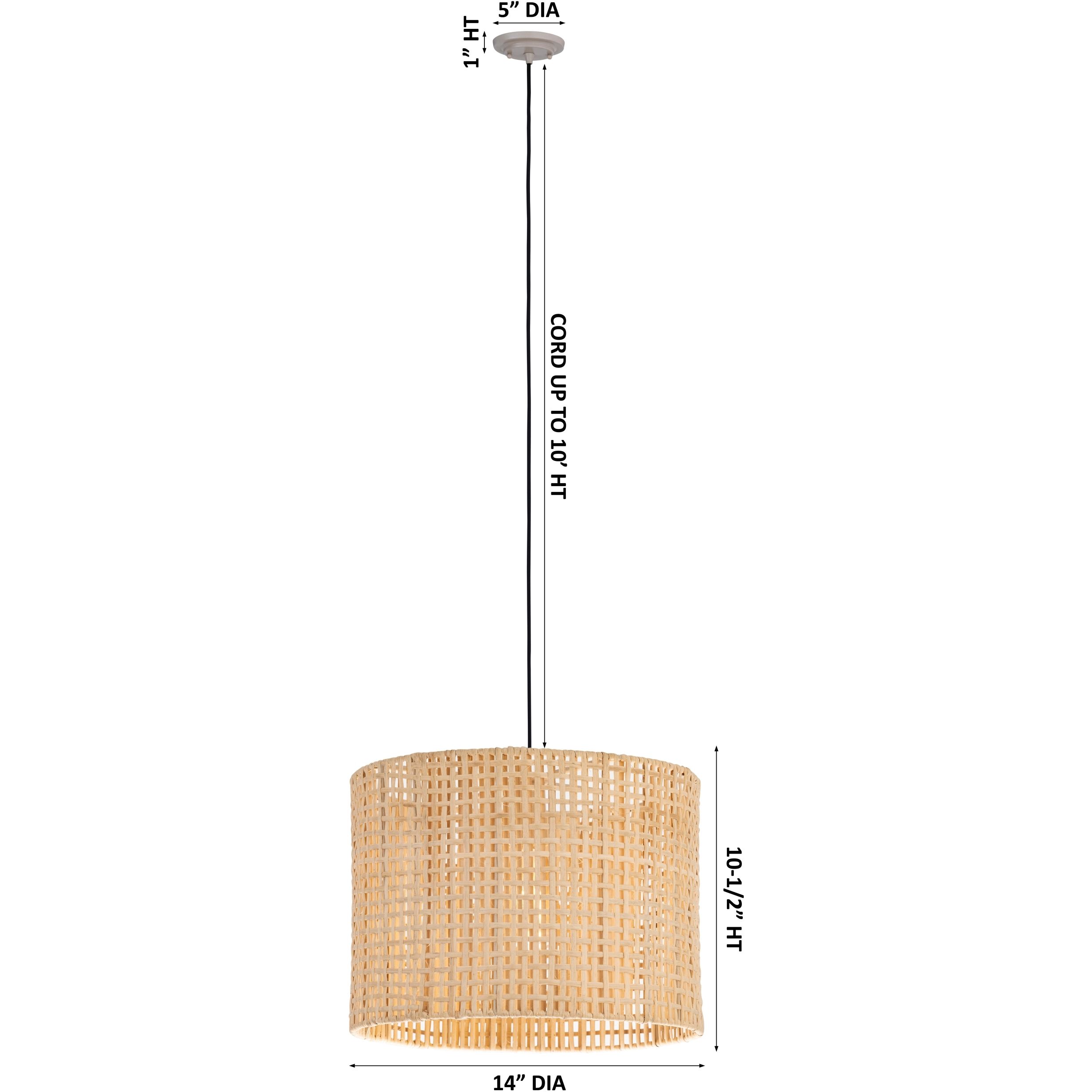 Tattersall 1 Light 14 inch Black Pendant Ceiling Light