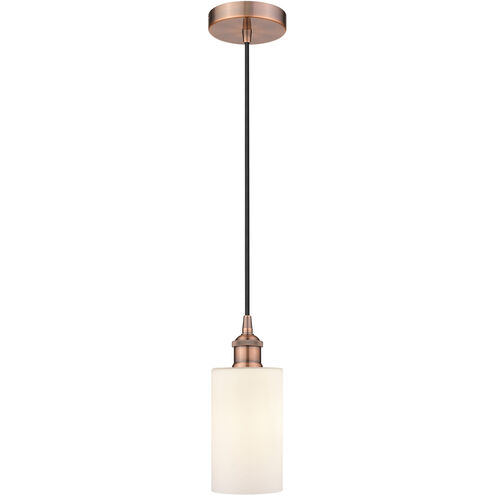 Edison Clymer LED 4 inch Antique Copper Mini Pendant Ceiling Light