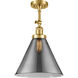 Franklin Restoration X-Large Cone 1 Light 12.00 inch Semi-Flush Mount