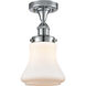 Bellmont 1 Light 6.5 inch Polished Chrome Semi-Flush Mount Ceiling Light
