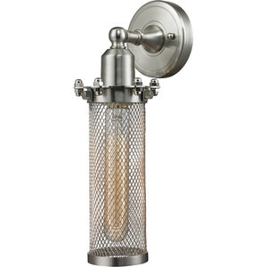 Austere Quincy Hall LED 5 inch Brushed Satin Nickel Sconce Wall Light, Austere
