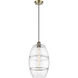 Ballston Vaz 1 Light 10 inch Antique Brass Cord Hung Mini Pendant Ceiling Light