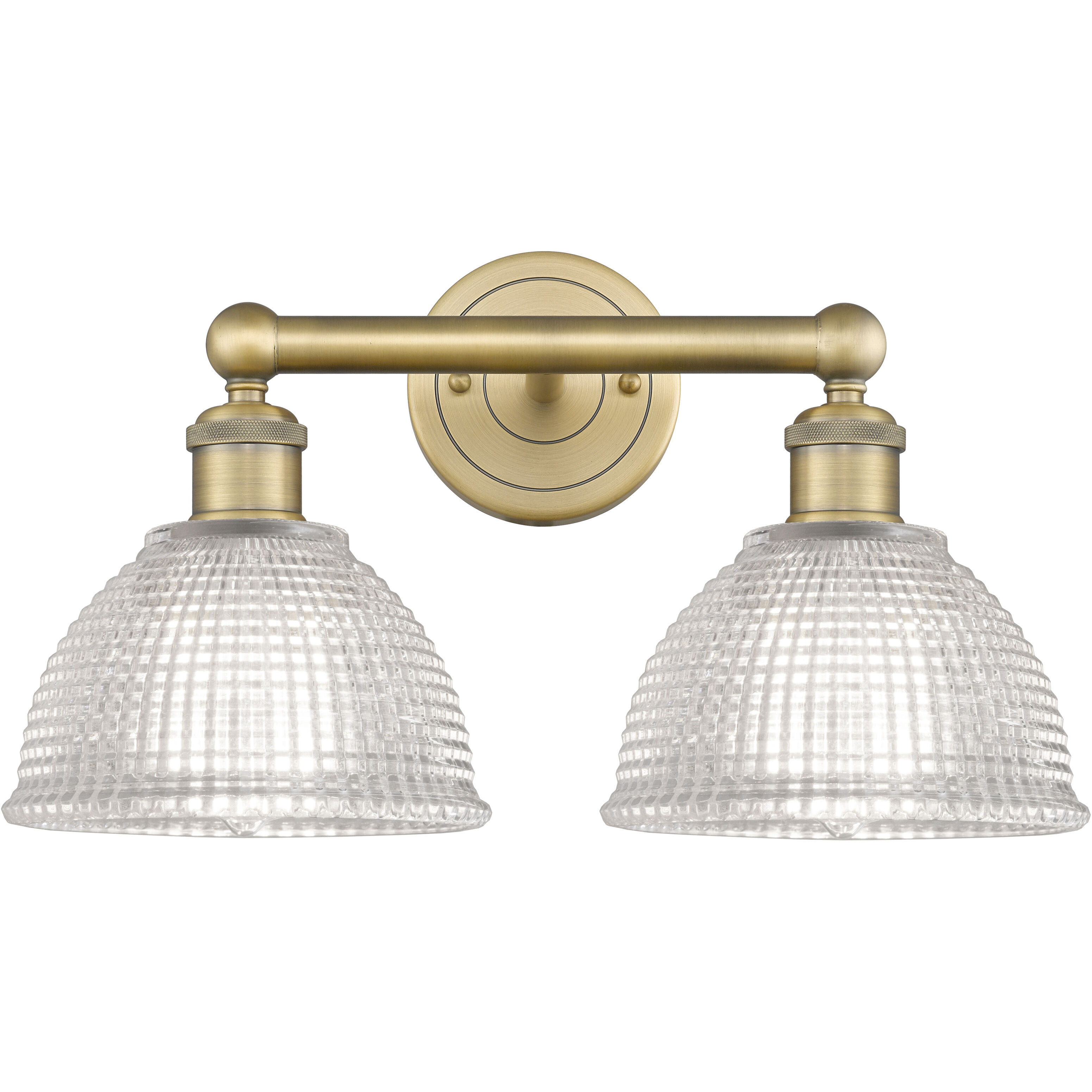 Edison Arietta 2 Light 17 inch Brushed Brass Bath Vanity Light Wall Light
